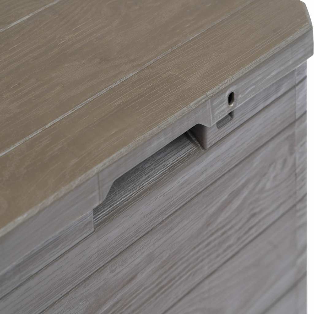 vidaXL Μπαούλο Αποθήκευσης Κήπου Καφέ 90 Λίτρα