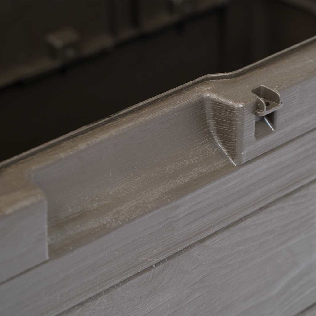 vidaXL Μπαούλο Αποθήκευσης Κήπου Καφέ 280 Λίτρα