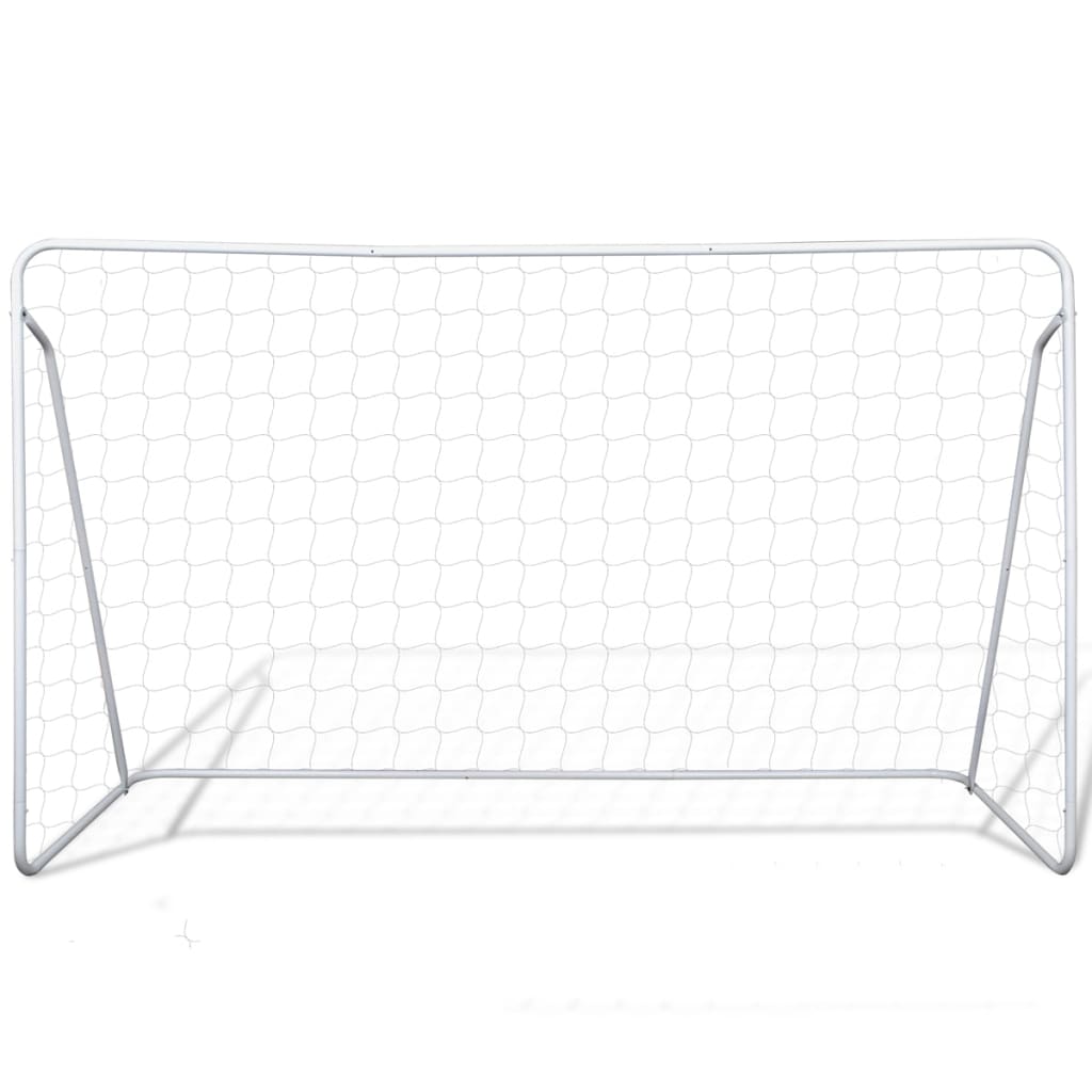 vidaXL Τέρματα Ποδοσφαίρου 2 τεμ. 240 x 90 x 150 εκ. Ατσάλινα
