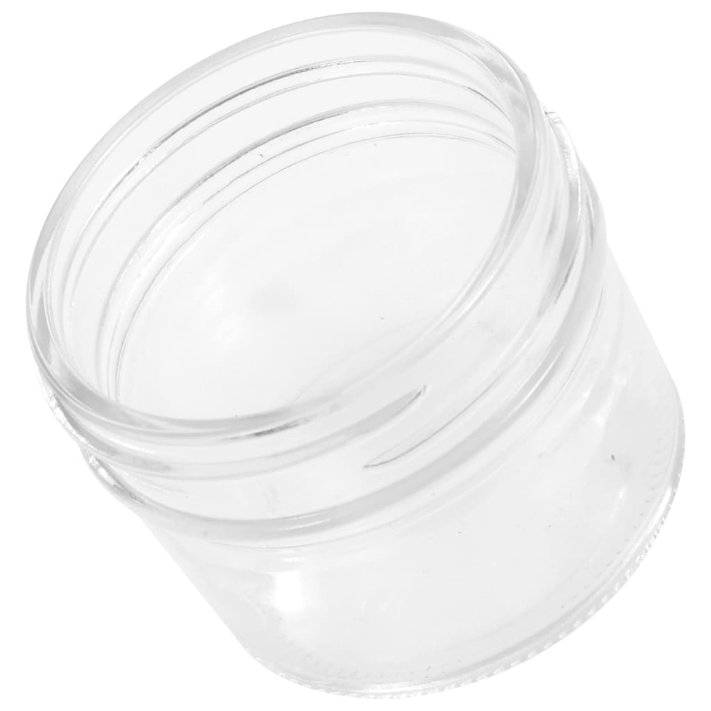 vidaXL Βάζα Μαρμελάδας 96 τεμ. 110 ml Γυάλινα με Ασημένια Καπάκια