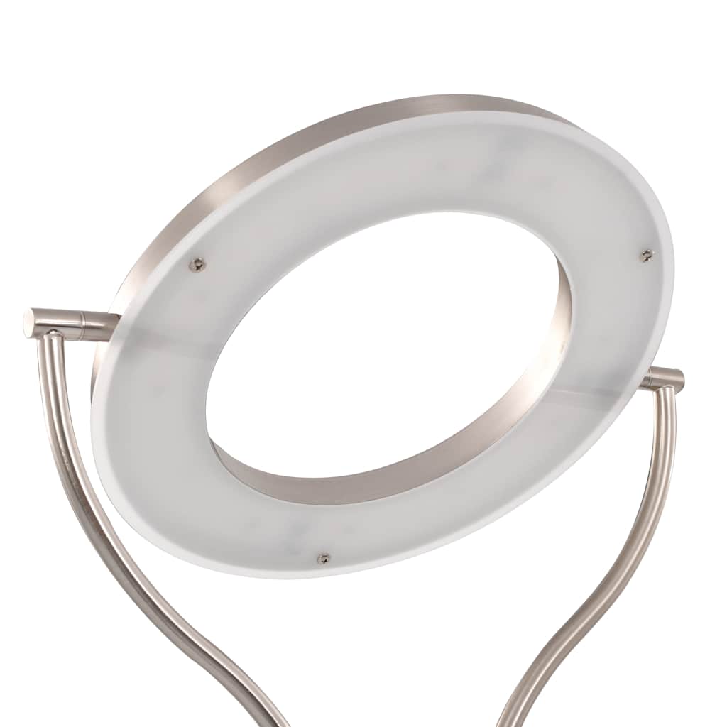vidaXL Φωτιστικό Δαπέδου Ασημί 180 εκ. 18 W με Ρυθμιζόμενο Φωτισμό