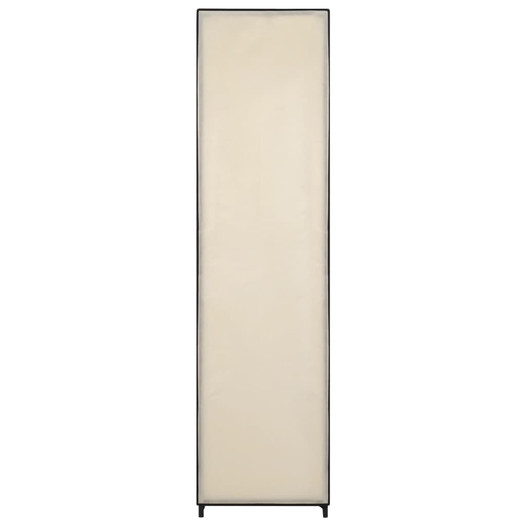 vidaXL Ντουλάπα με 4 Αποθηκευτικά Τμήματα Κρεμ 175 x 45 x 170 εκ.
