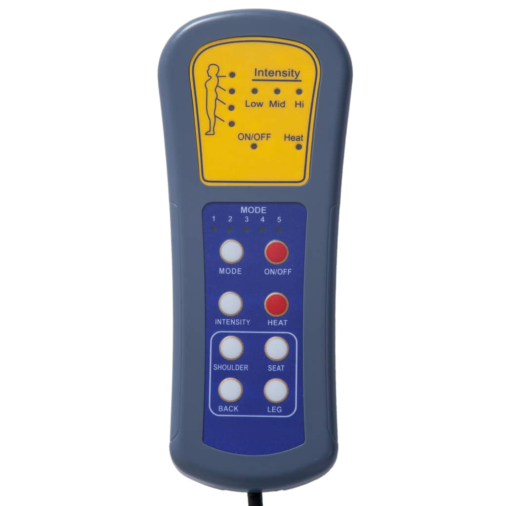 vidaXL Πολυθρόνα/Ανάκλιντρο Μασάζ Καφέ από Συνθετικό Καστόρι