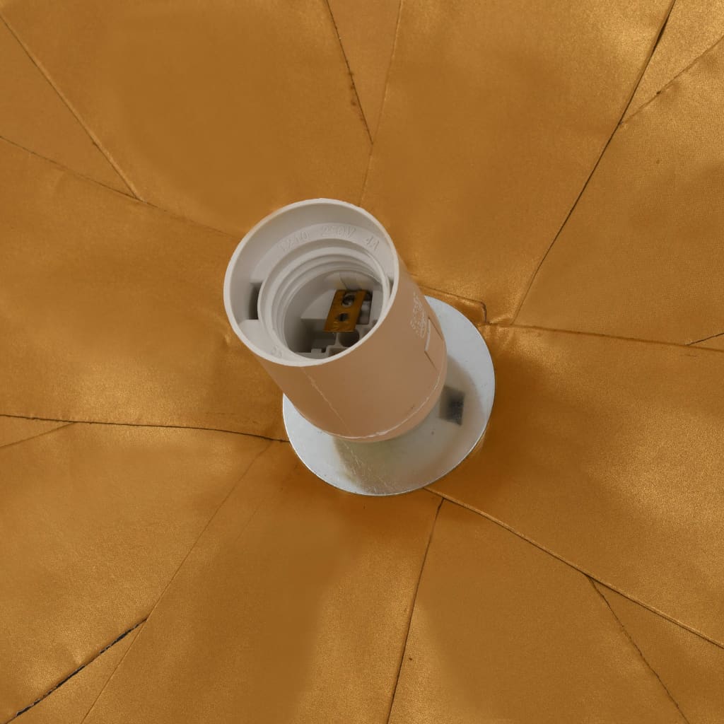 vidaXL Κρεμαστό Φωτιστικό Μαύρο / Χρυσό Ø70 εκ. E27