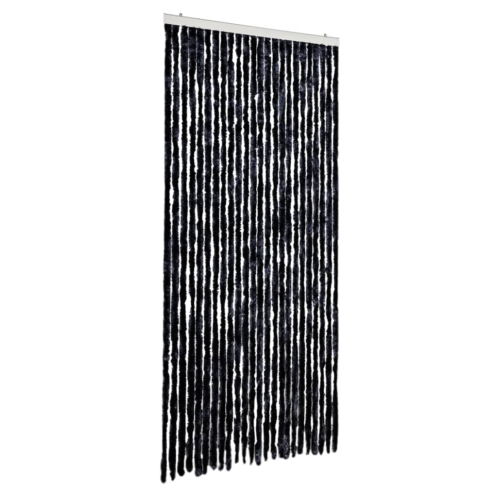 vidaXL Σήτα - Κουρτίνα Πόρτας Ανθρακί 100 x 220 εκ. από Σενίλ