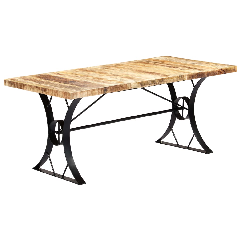 vidaXL Τραπεζαρία 180 x 90 x 76 εκ. από Μασίφ Ξύλο Μάνγκο
