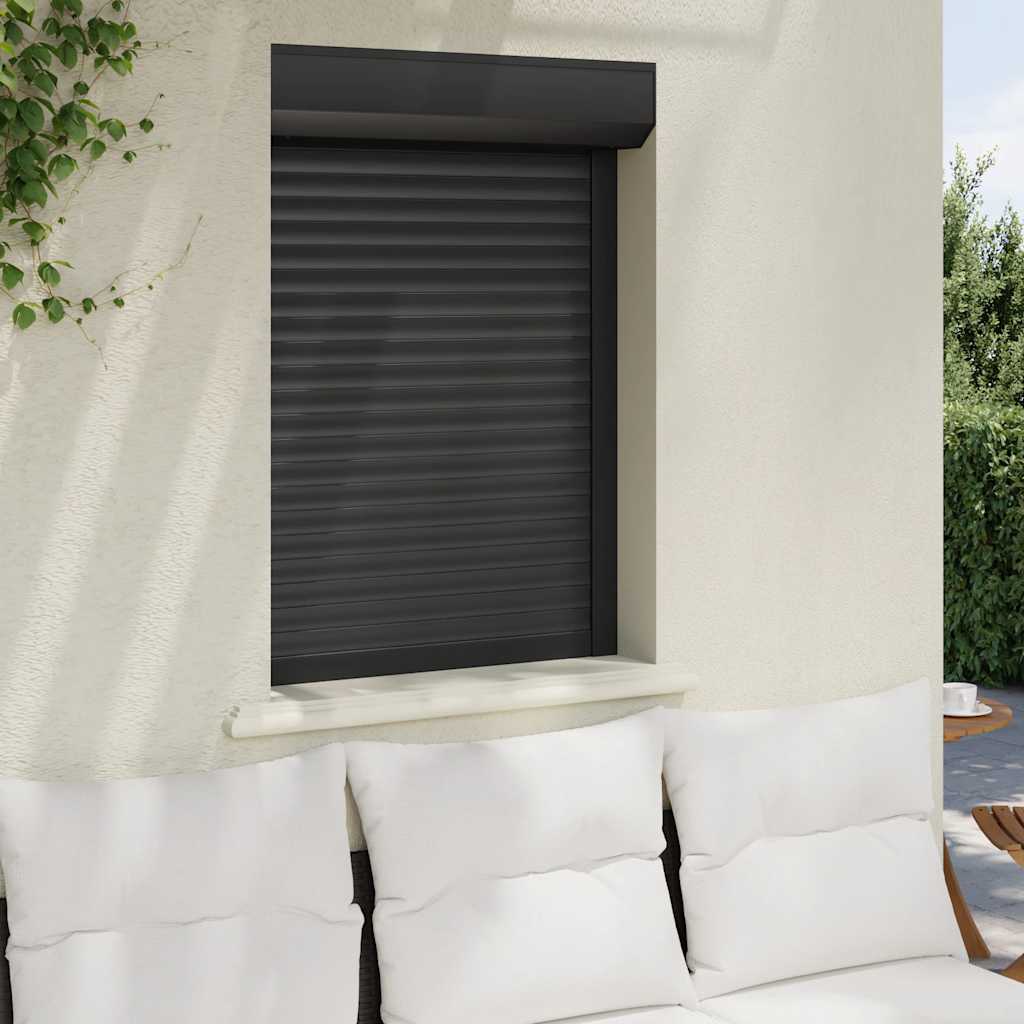 vidaXL Παντζούρι Ρολό Λευκό 70 x 100 εκ. από Αλουμίνιο