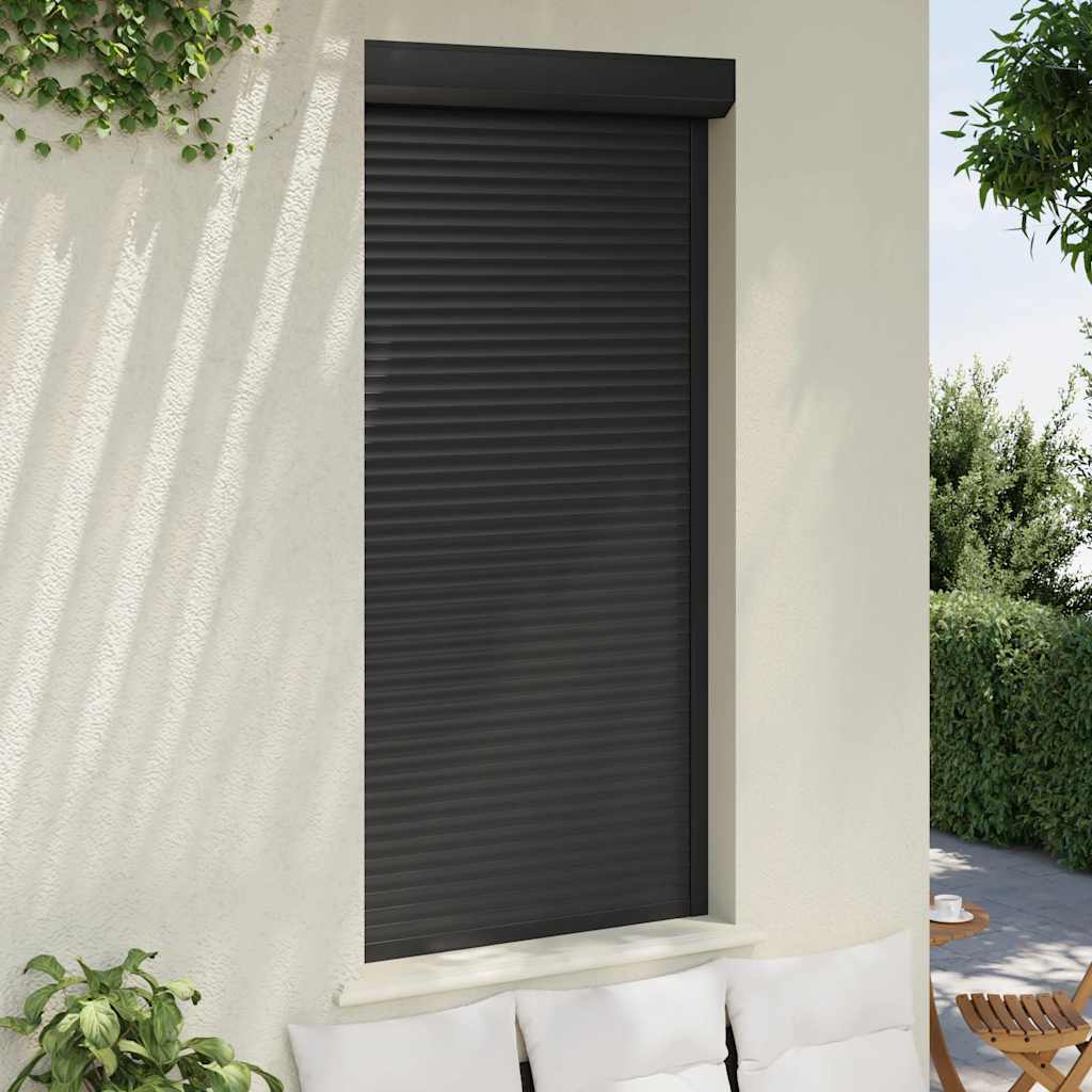 vidaXL Παντζούρι Ρολό Λευκό 100 x 210 εκ. από Αλουμίνιο