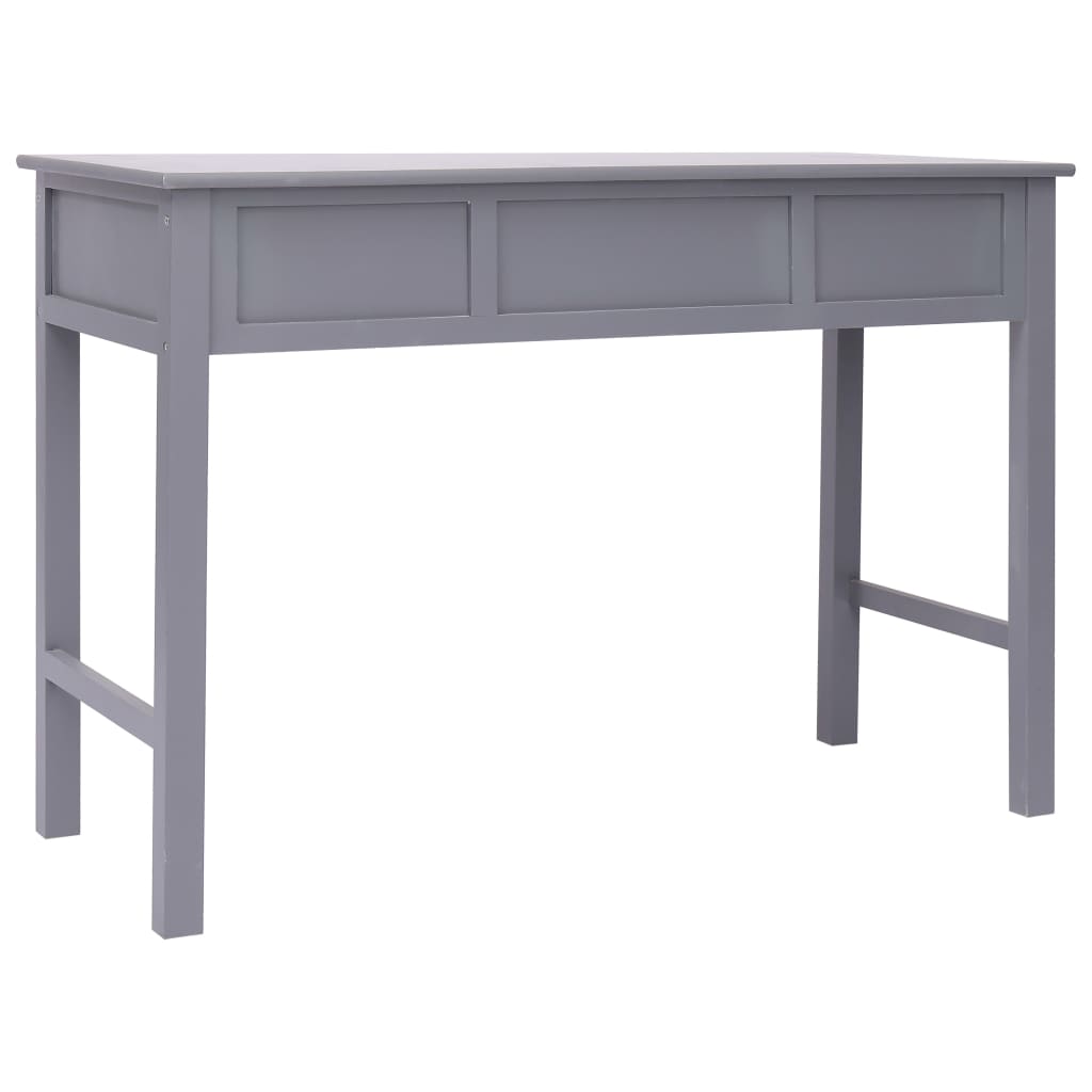 vidaXL Γραφείο Γκρι 110 x 45 x 76 εκ. Ξύλινο