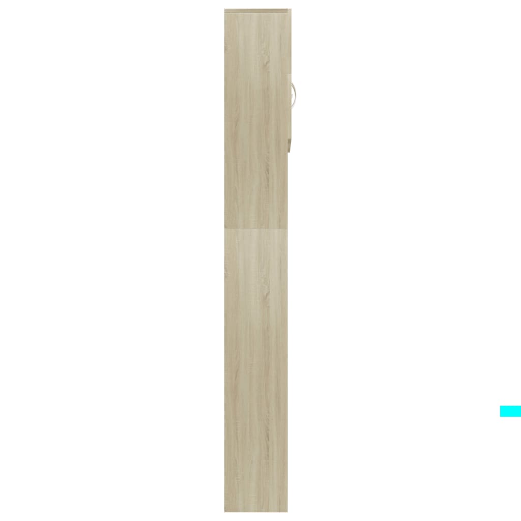vidaXL Ντουλάπι Πλυντηρίου Χρώμα Sonoma Δρυς 64x25,5x190εκ Επεξ. Ξύλο