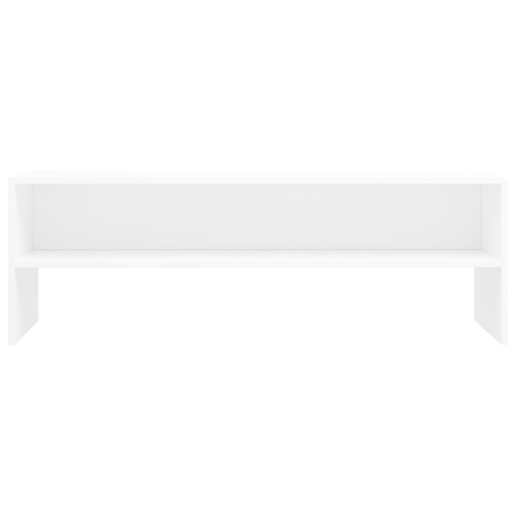 vidaXL Έπιπλο Τηλεόρασης Λευκό 120 x 40 x 40 εκ. από Επεξ. Ξύλο