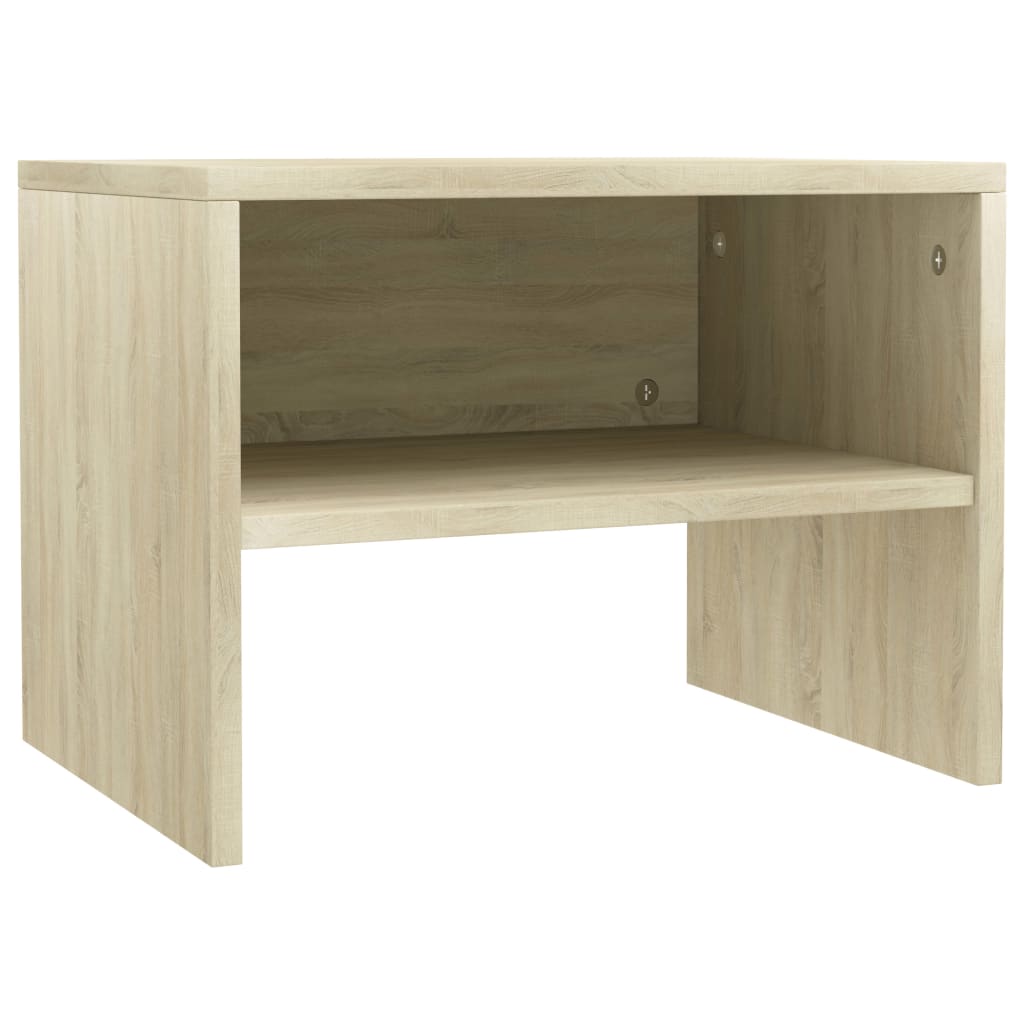 vidaXL Κομοδίνο Χρώμα Sonoma Δρυς 40 x 30 x 30 εκ. από Επεξ. Ξύλο