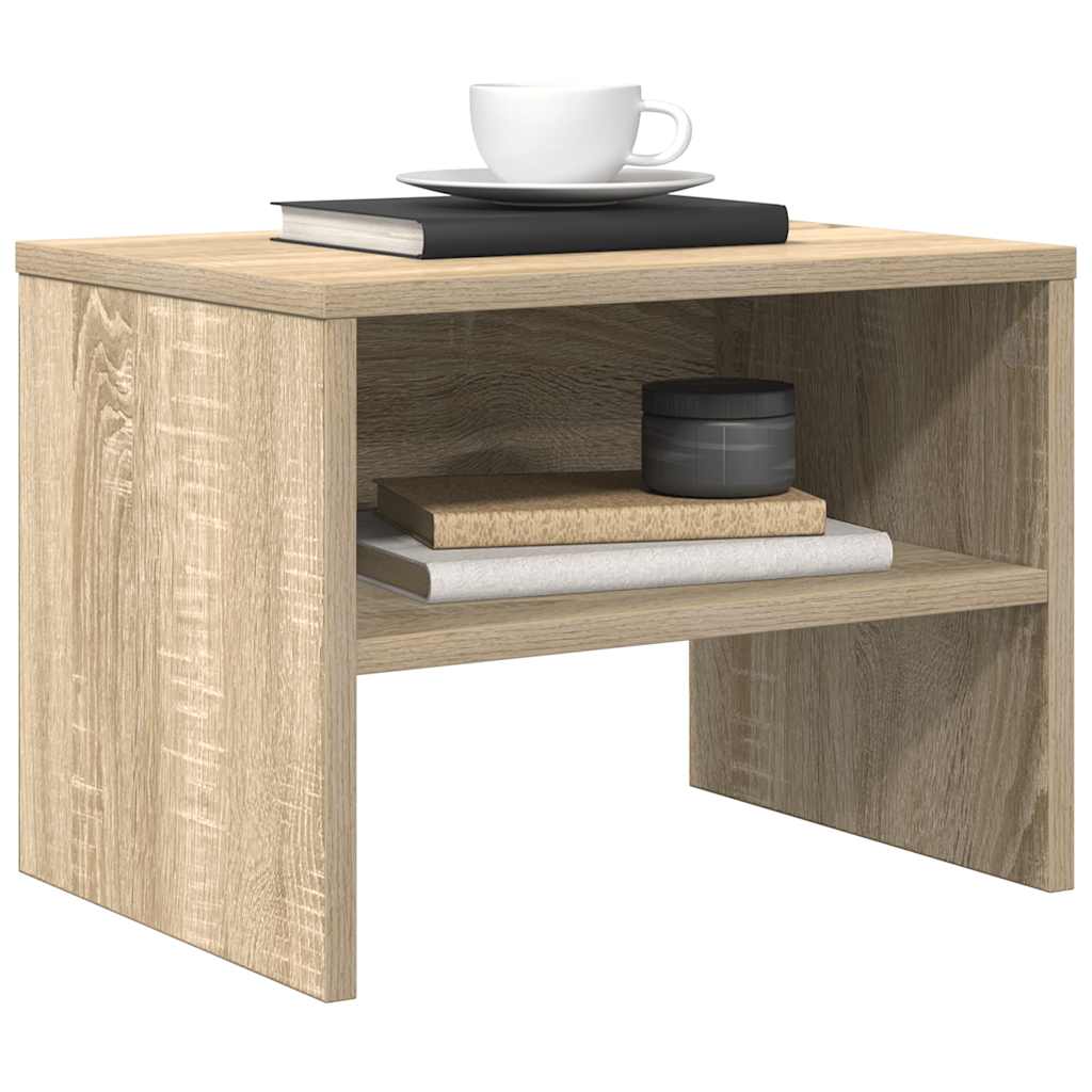 vidaXL Κομοδίνο Χρώμα Sonoma Δρυς 40 x 30 x 30 εκ. από Επεξ. Ξύλο