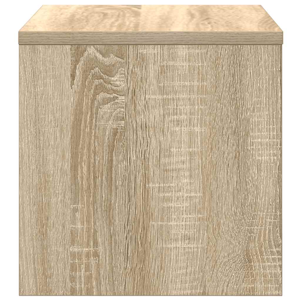 vidaXL Κομοδίνο Χρώμα Sonoma Δρυς 40 x 30 x 30 εκ. από Επεξ. Ξύλο
