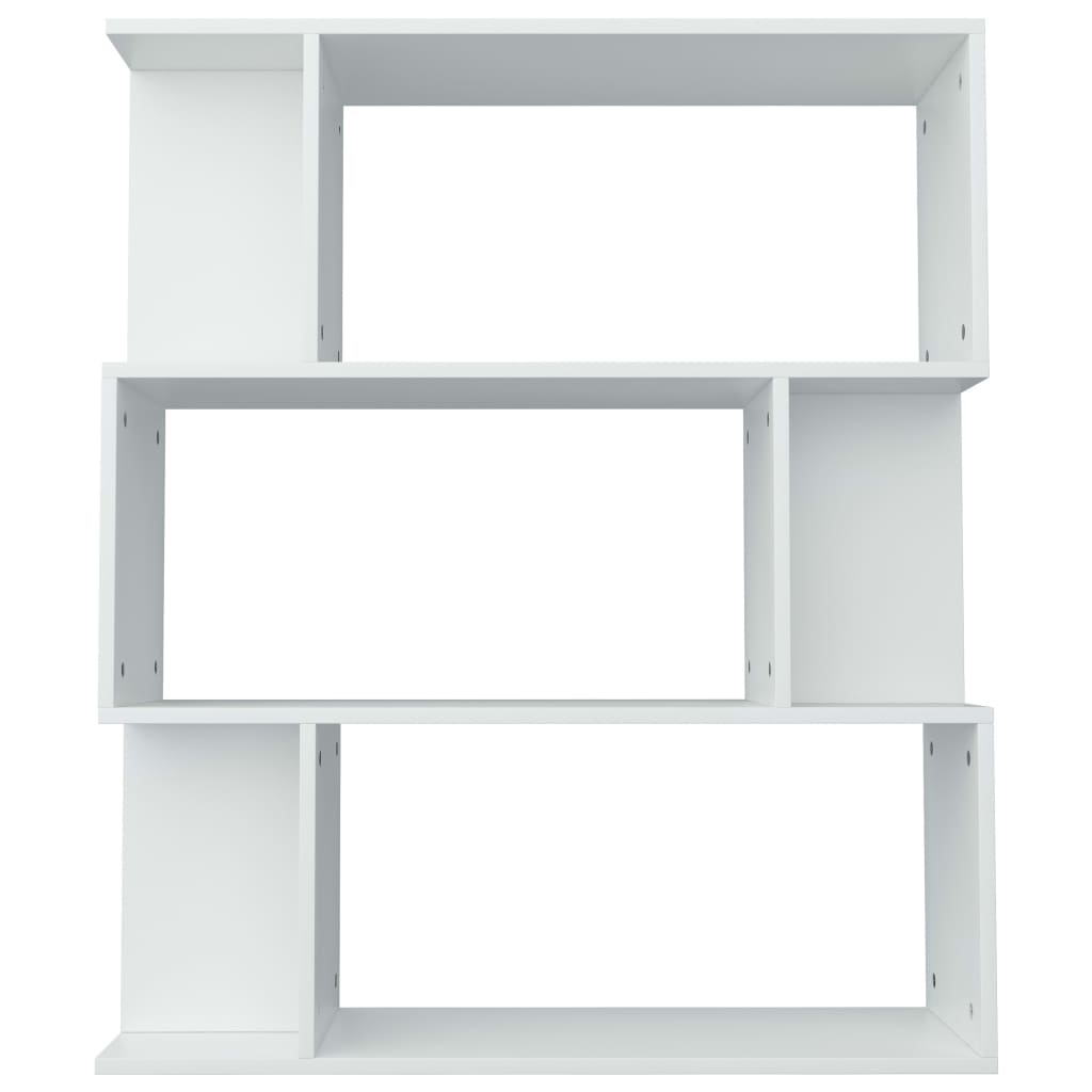 vidaXL Βιβλιοθήκη/Διαχωριστικό Χώρου Λευκό 80x24x96 εκ. Επεξ. Ξύλο