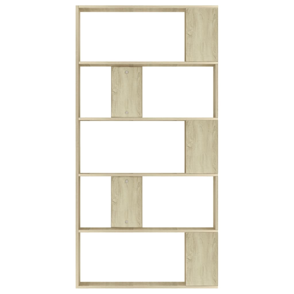 vidaXL Βιβλιοθήκη/Διαχωριστικό Sonoma Δρυς 80x24x159 εκ. Επεξ. Ξύλο