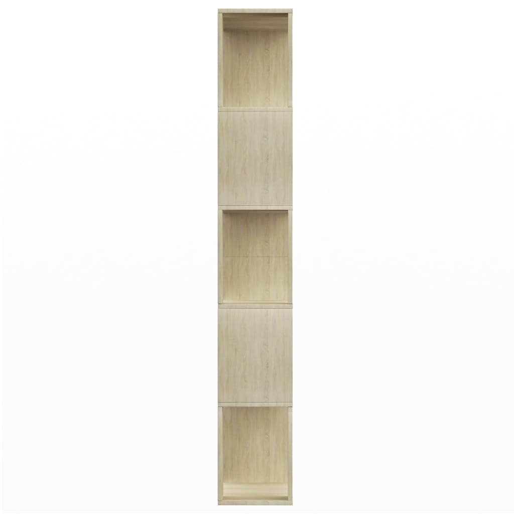 vidaXL Βιβλιοθήκη/Διαχωριστικό Sonoma Δρυς 80x24x159 εκ. Επεξ. Ξύλο
