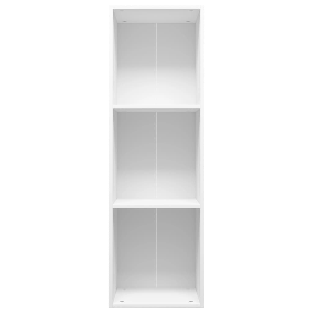 vidaXL Βιβλιοθήκη/Έπιπλο Τηλεόρασης Λευκό 36x30x114 εκ. Επεξ. Ξύλο