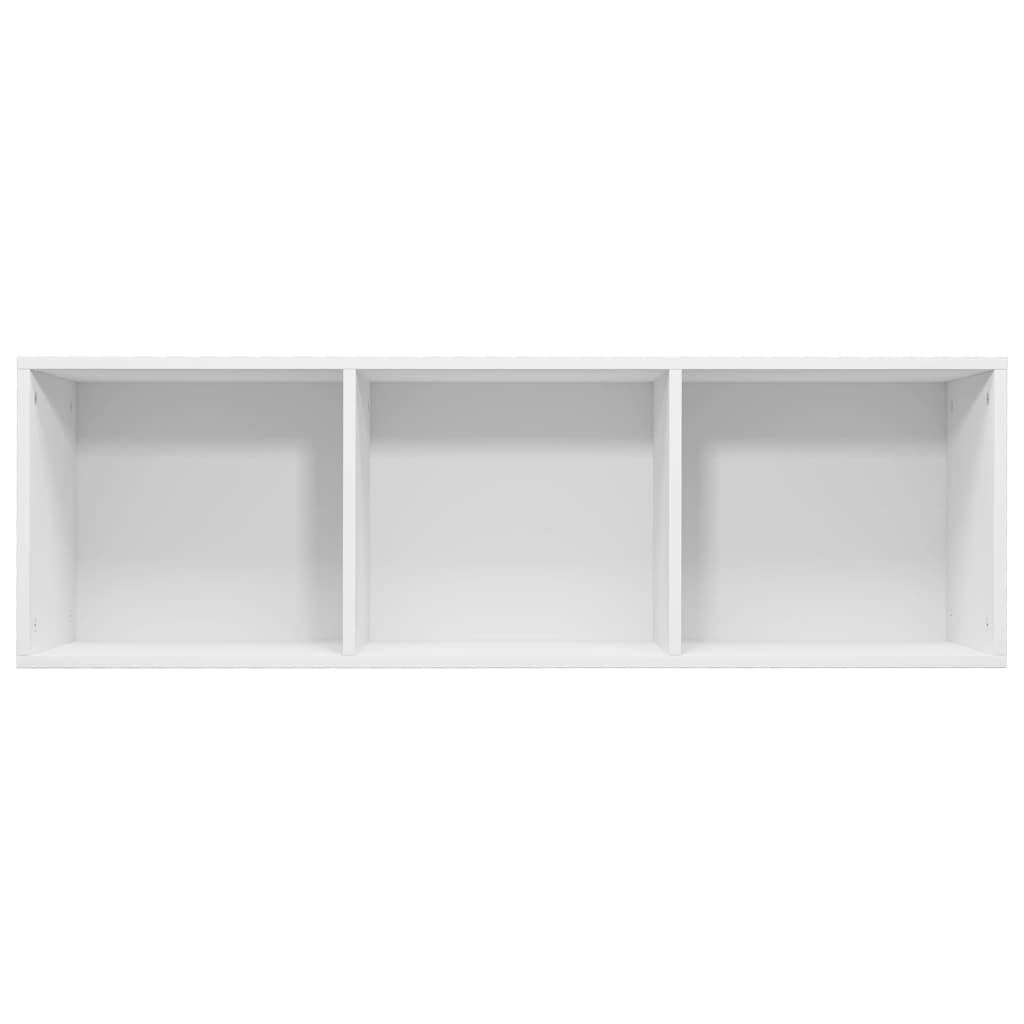 vidaXL Βιβλιοθήκη/Έπιπλο Τηλεόρασης Λευκό 36x30x114 εκ. Επεξ. Ξύλο