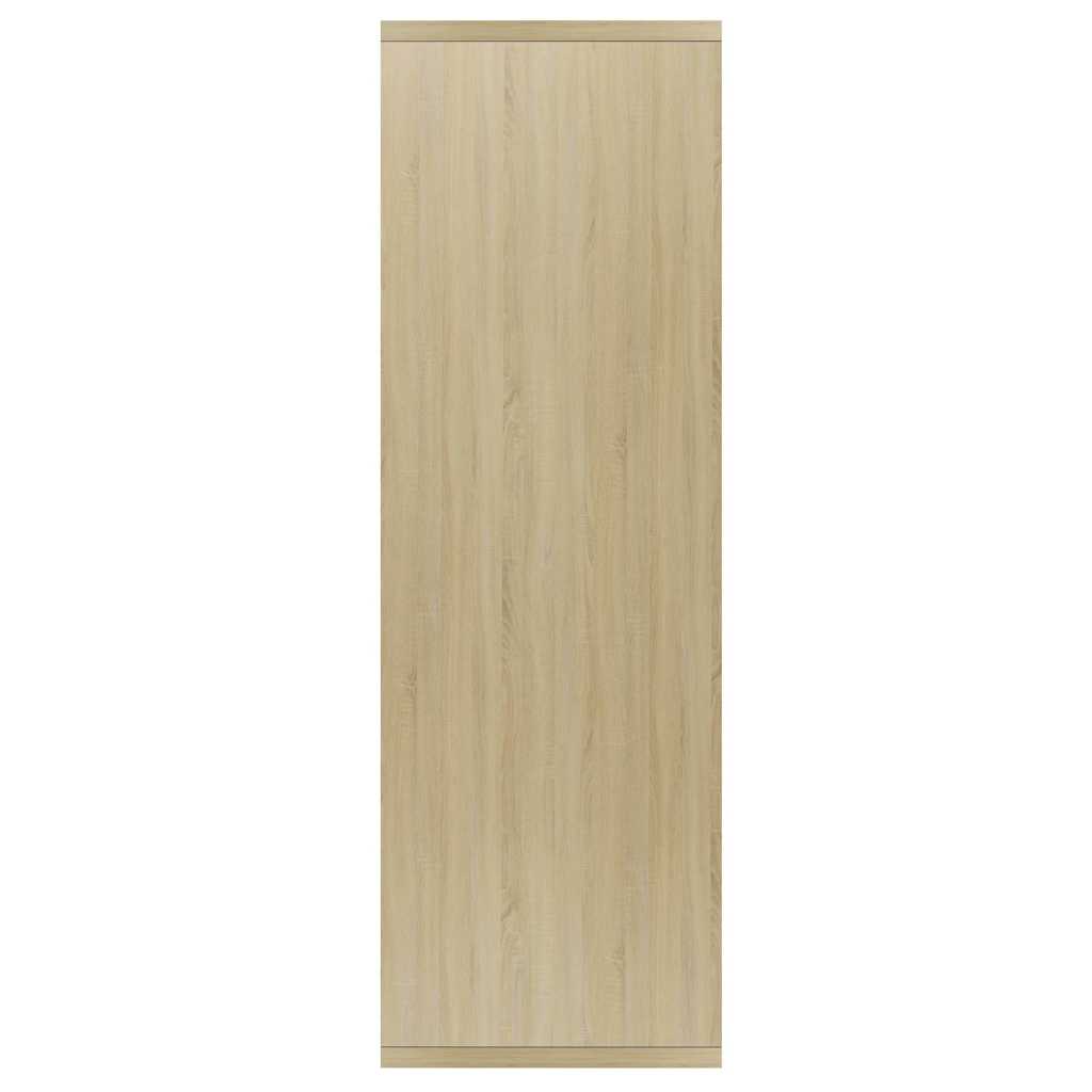 vidaXL Ραφιέρα / Βιβλιοθήκη Sonoma Δρυς 50x25x80 εκ. από Επεξ. Ξύλο