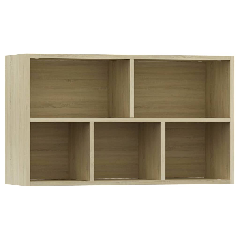 vidaXL Ραφιέρα / Βιβλιοθήκη Sonoma Δρυς 50x25x80 εκ. από Επεξ. Ξύλο