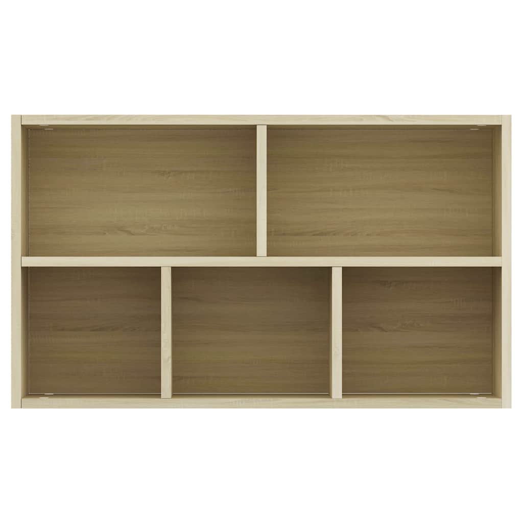vidaXL Ραφιέρα / Βιβλιοθήκη Sonoma Δρυς 50x25x80 εκ. από Επεξ. Ξύλο