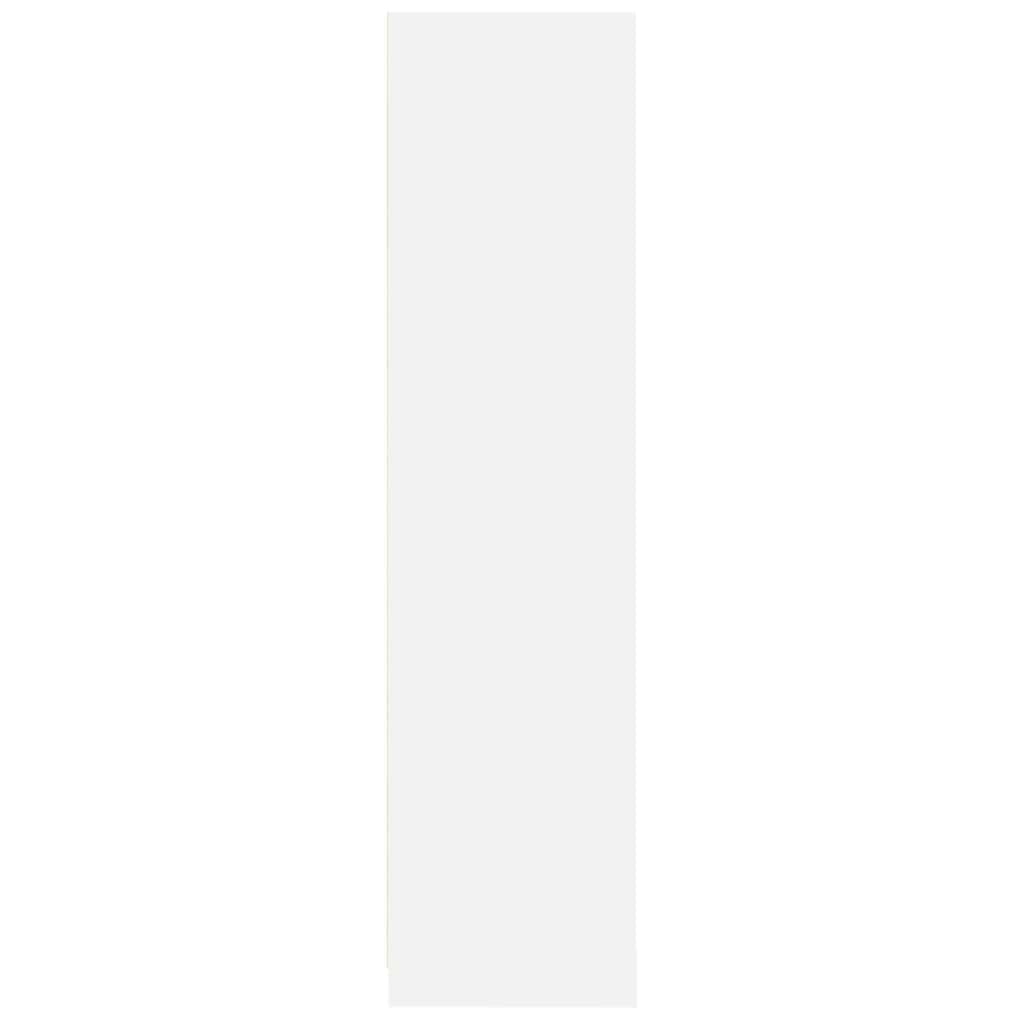 vidaXL Ντουλάπα Λευκή 50 x 50 x 200 εκ. από Επεξ. Ξύλο