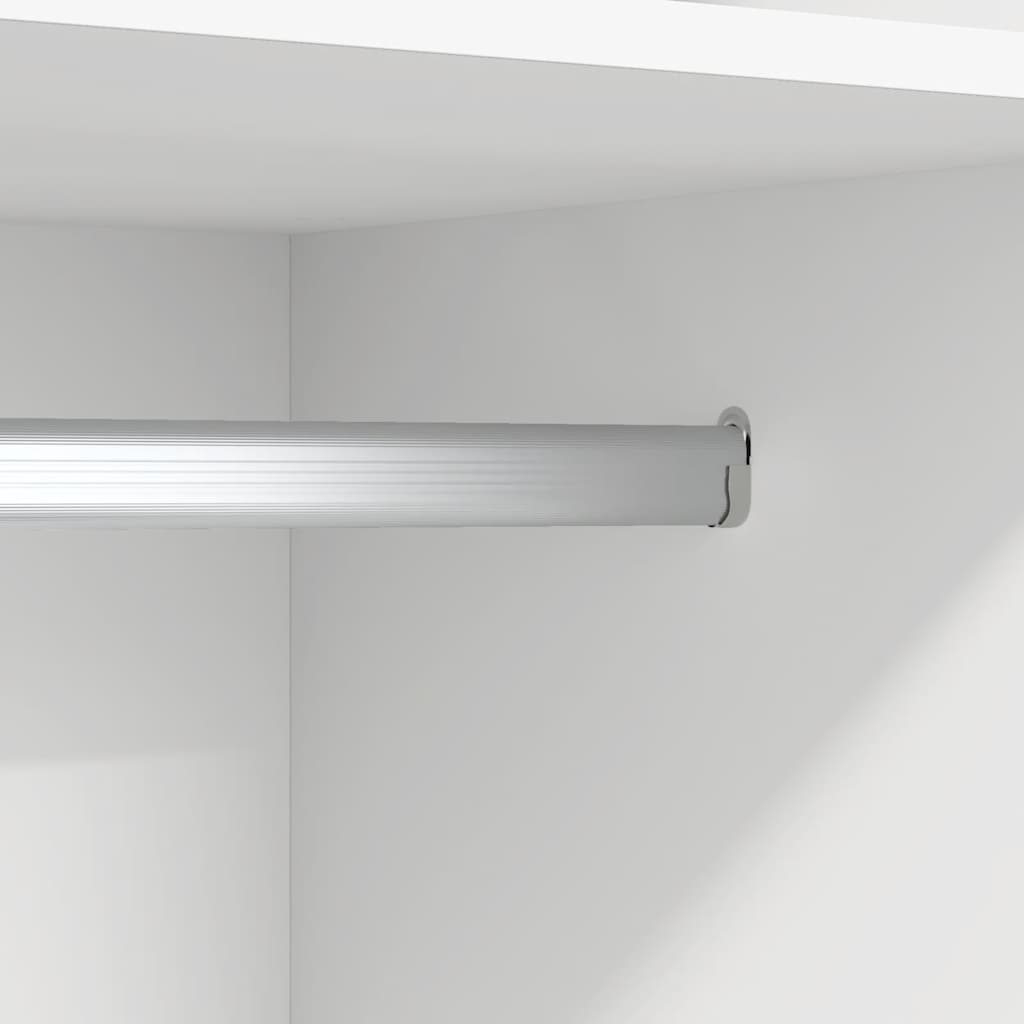 vidaXL Ντουλάπα Λευκή 50 x 50 x 200 εκ. από Επεξ. Ξύλο