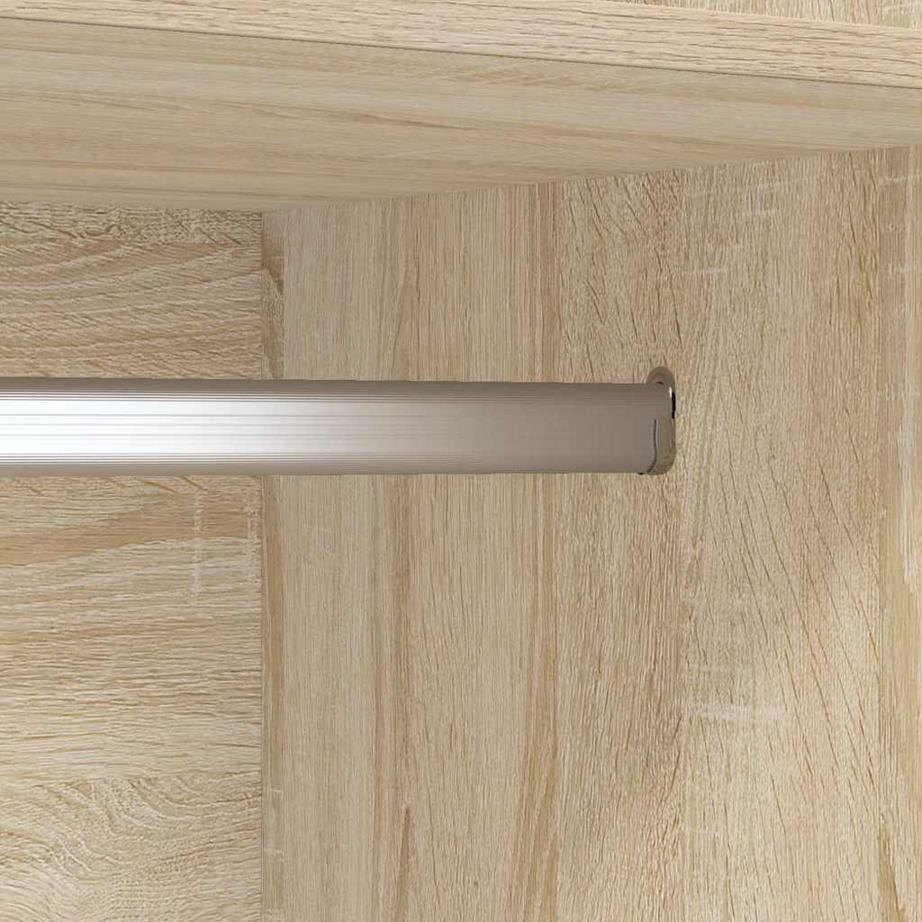 vidaXL Ντουλάπα Χρώμα Sonoma Δρυς 50 x 50 x 200 εκ. από Επεξ. Ξύλο