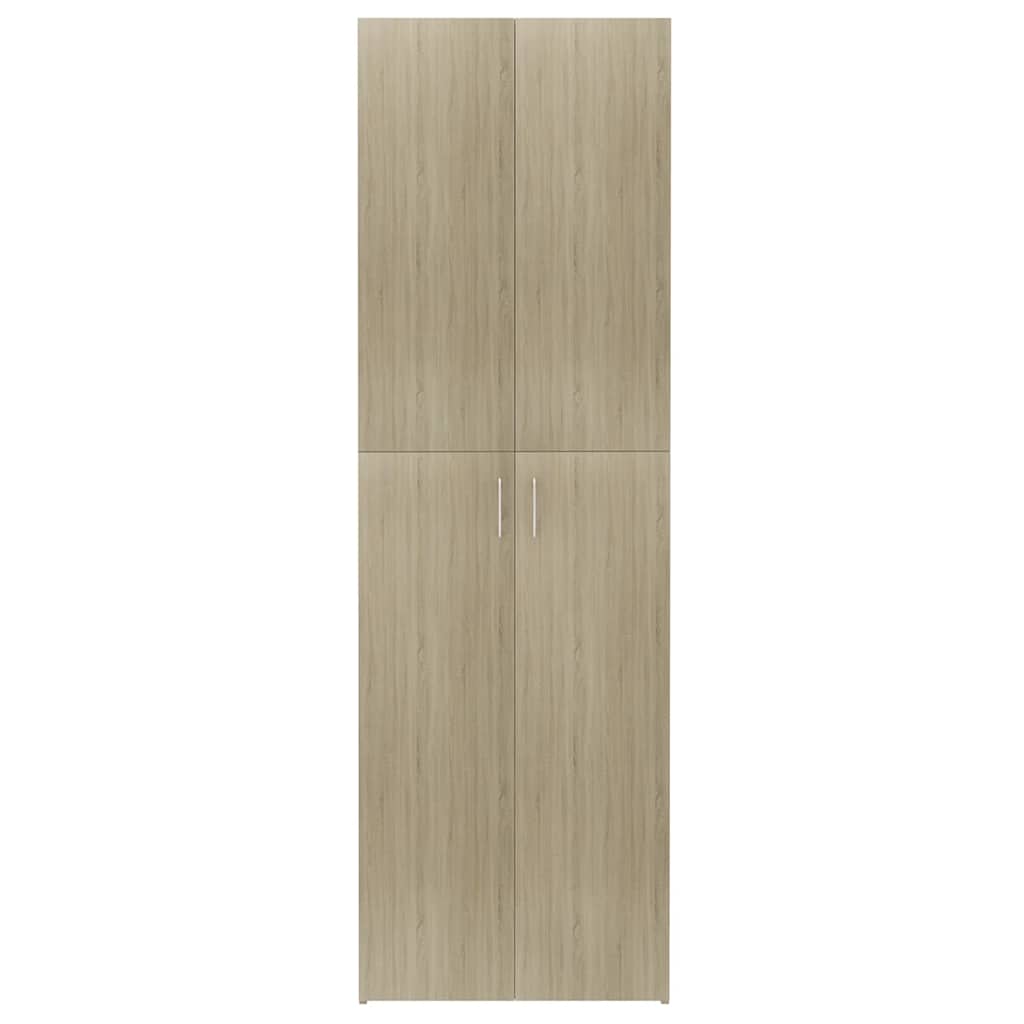 vidaXL Ντουλάπα Γραφείου Sonoma Δρυς 60 x 32 x 190 εκ. από Επεξ. Ξύλο