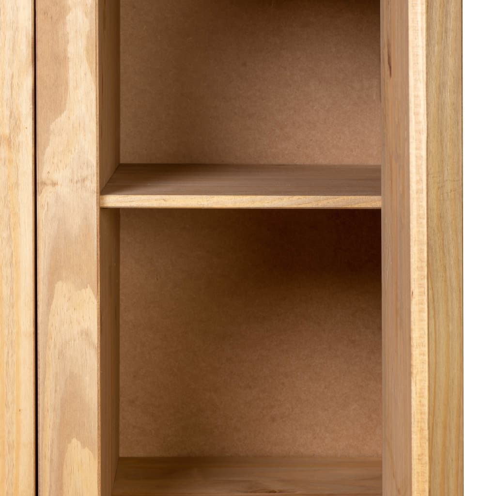 vidaXL Ντουλάπα Τρίφυλλη 118 x 50 x 171,5 εκ. Ξύλο Πεύκου Σειρά Panama