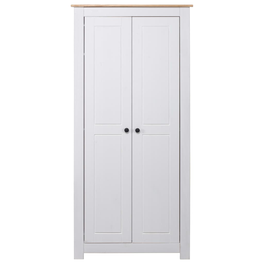 vidaXL Ντουλάπα 80 x 50 x 171,5 εκ. από Μασίφ Ξύλο Πεύκου Σειρά Panama