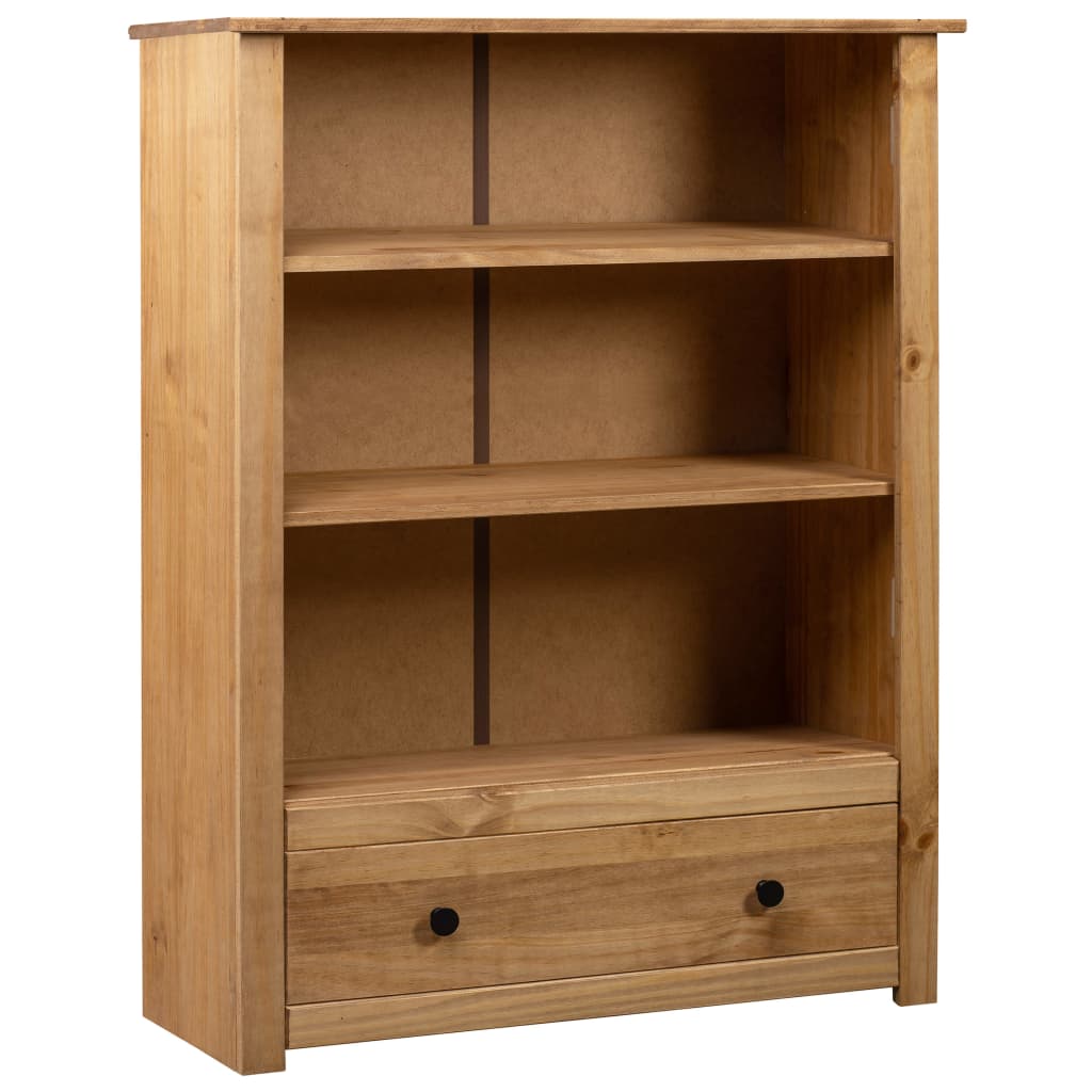 vidaXL Βιβλιοθήκη 80 x 35 x 110 εκ. Μασίφ Ξύλο Πεύκου Σειρά Panama