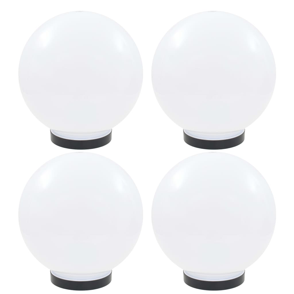 vidaXL Φωτιστικά Μπάλα LED 4 τεμ. Σφαιρικά 25 εκ. Ακρυλικά (PMMA)