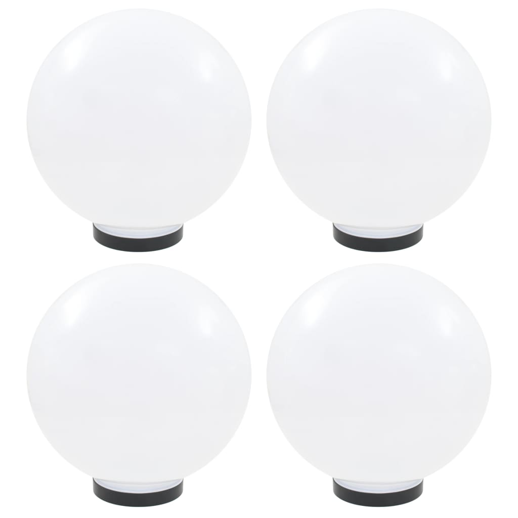 vidaXL Φωτιστικά Μπάλα LED 4 τεμ. Σφαιρικά 30 εκ. Ακρυλικά (PMMA)