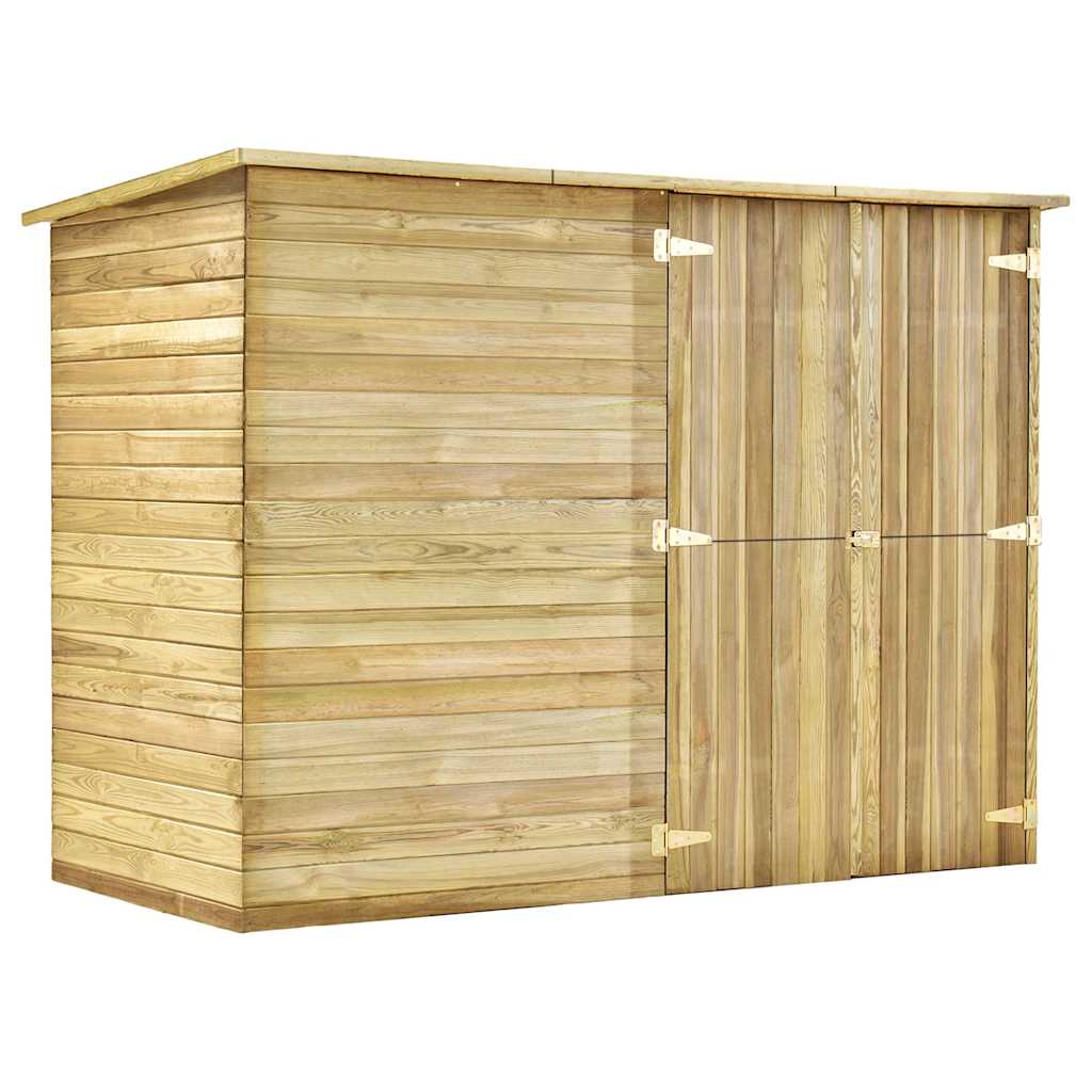 vidaXL Αποθήκη Κήπου 232 x 110 x 170 εκ. από Εμποτισμένο Ξύλο Πεύκου