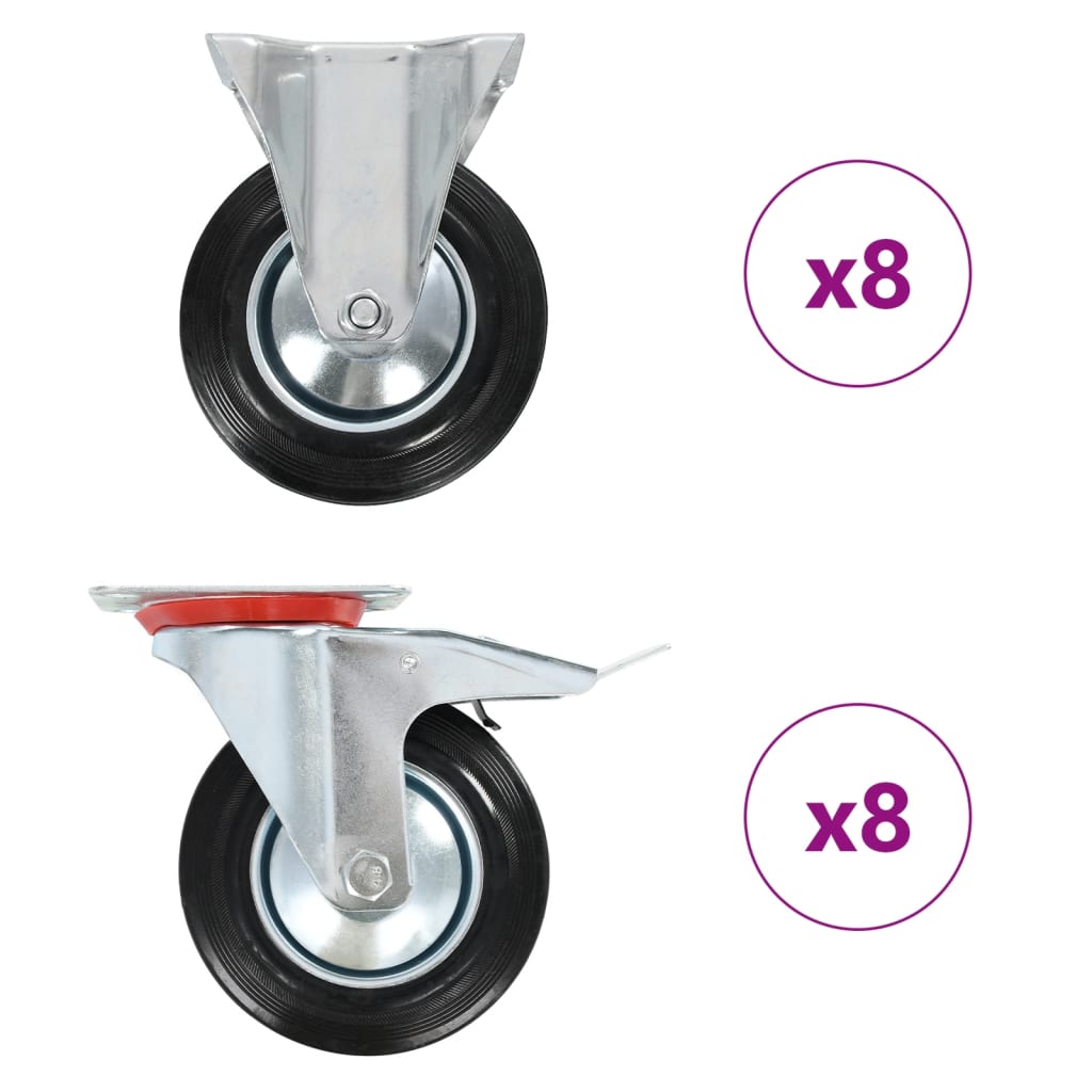 vidaXL Ρόδες 16 τεμ. 160 χιλ.