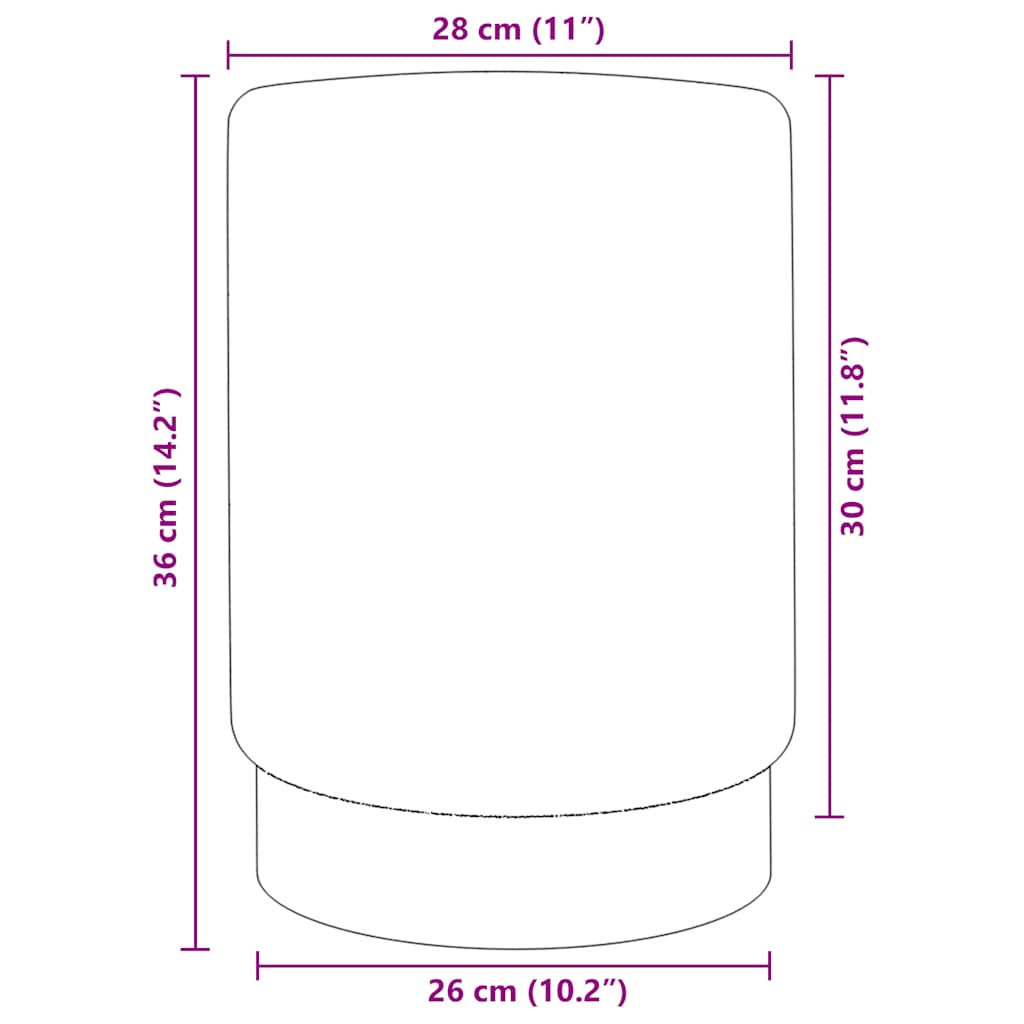 vidaXL Σκαμπό Μπλε / Χρυσό Βελούδινο