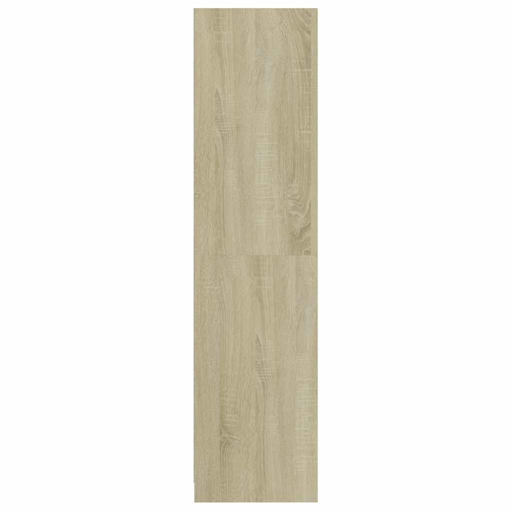 vidaXL Ντουλάπα Χρώμα Sonoma Δρυς 100 x 50 x 200 εκ. από Επεξ. Ξύλο