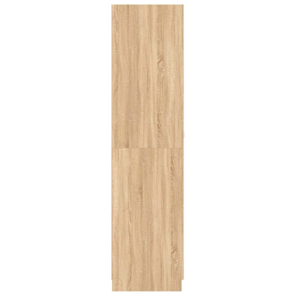 vidaXL Ντουλάπα Χρώμα Sonoma Δρυς 90 x 52 x 200 εκ. από Επεξ. Ξύλο