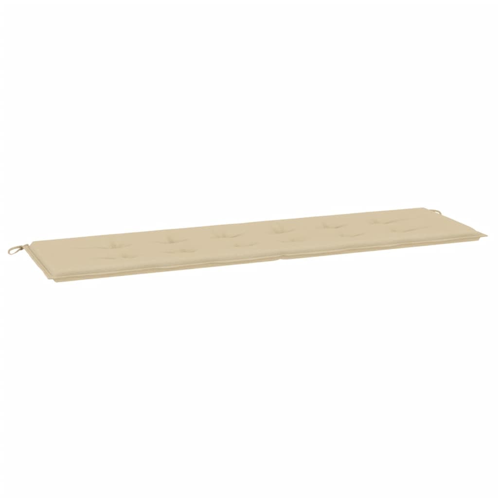 vidaXL Μαξιλάρι Πάγκου Κήπου Μπεζ 180x50x3 εκ. Ύφασμα Oxford