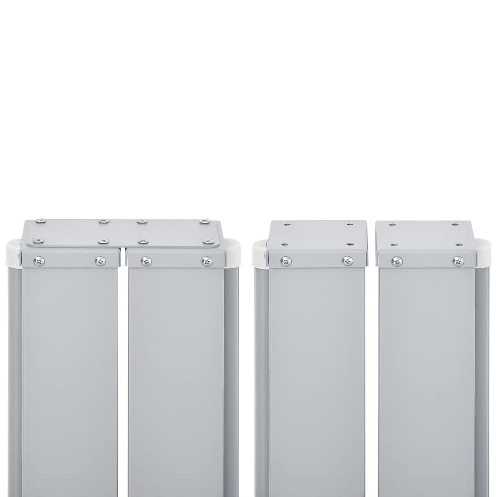 vidaXL Σκίαστρο Πλαϊνό Συρόμενο Ανθρακί 140 x 600 εκ.