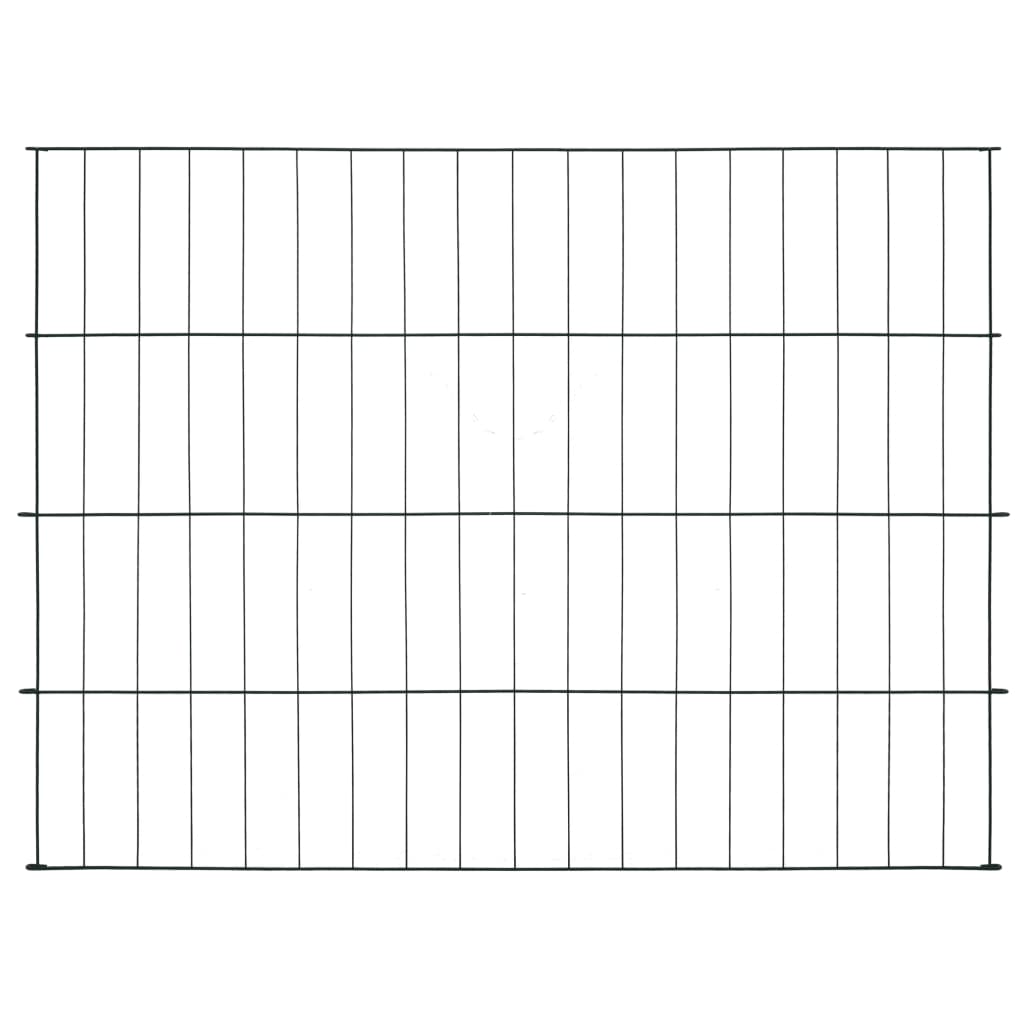 vidaXL Περίφραξη Κήπου Σετ Πράσινη 115 x 79 εκ.