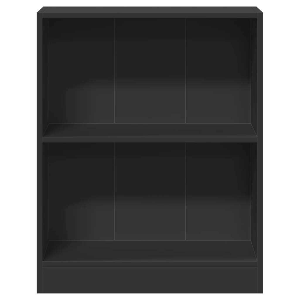 vidaXL Βιβλιοθήκη Μαύρη 60 x 24 x 76 εκ. από Επεξεργασμένο Ξύλο