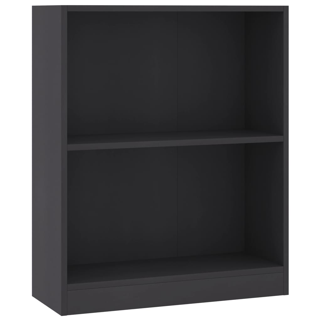 vidaXL Βιβλιοθήκη Γκρι 60 x 24 x 76 εκ. από Επεξεργασμένο Ξύλο
