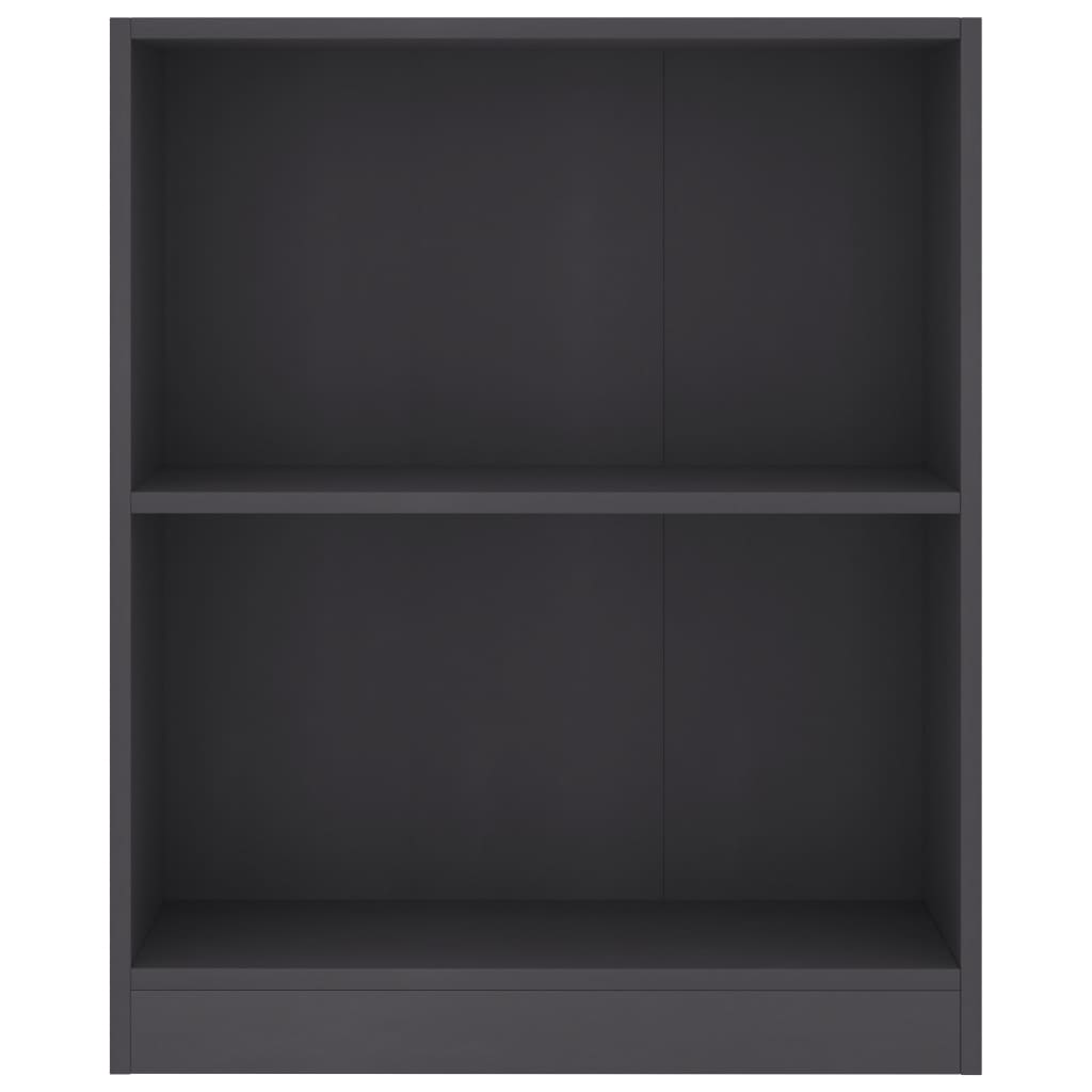 vidaXL Βιβλιοθήκη Γκρι 60 x 24 x 76 εκ. από Επεξεργασμένο Ξύλο