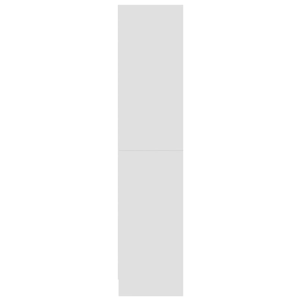 vidaXL Βιβλιοθήκη με 3 Ράφια Λευκή 60x24x109 εκ. Επεξεργασμένο Ξύλο
