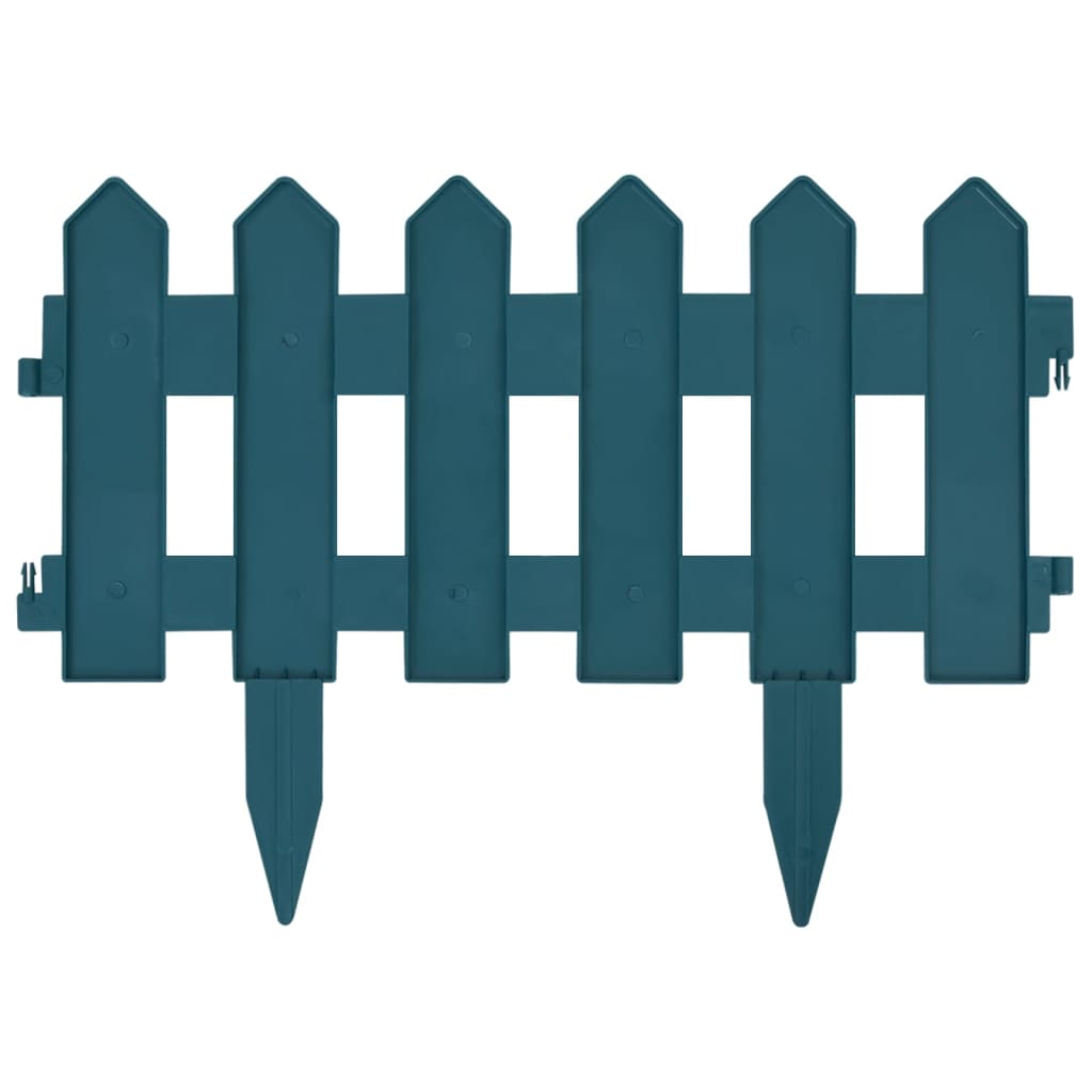 vidaXL Μπορντούρες Γκαζόν 25 τεμ. Πράσινες 10 μ. από Πολυπροπυλένιο