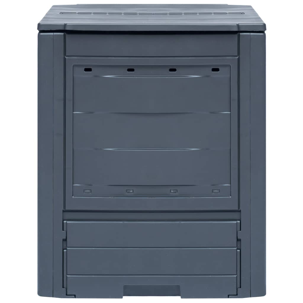 vidaXL Κομποστοποιητές Κήπου 3 τεμ. Γκρι 60 x 60 x 73 εκ. 780 Λίτρα