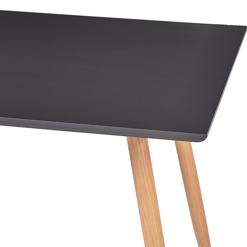 vidaXL Τραπεζαρία Γκρι / Χρώμα Δρυός 120 x 60 x 74 εκ. από MDF